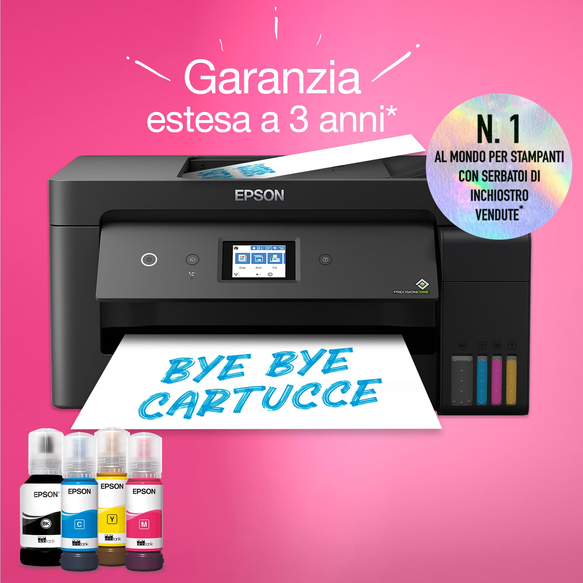 Epson Ecotank ET-15000 - Stampante Multifunzione - Colore - Inkjet - A3/ledger (297 X 432 Mm)