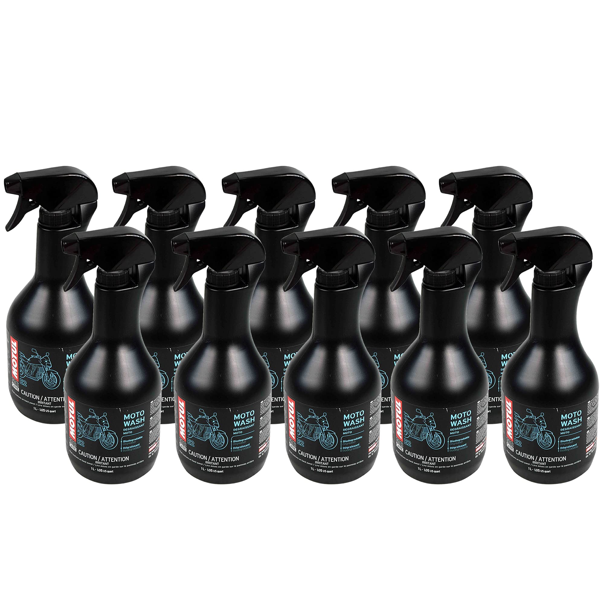 Newparts MC CARE E2 MOTO WASH NA Spray Degreaser Corrosion resistant 10L Degreaser 10 x 1L