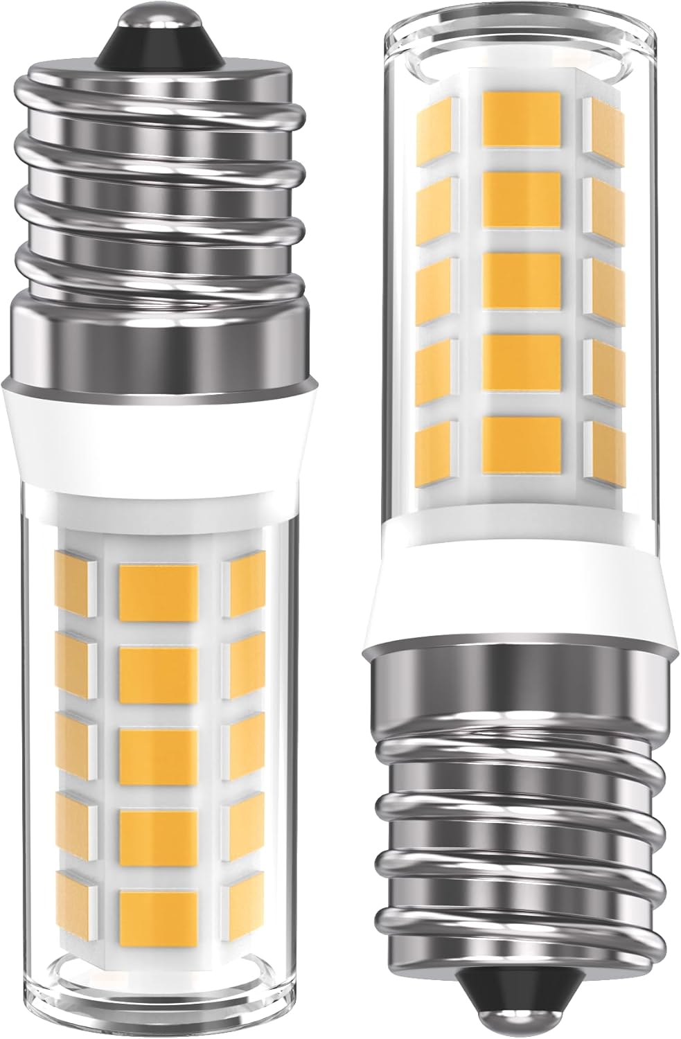 5304517886 Kei D28A Refrigerator Light Bulb Replacement,E17 led Bulb,Freezer Light Bulb 3W AC100-130V Warm Light, 2PACKS