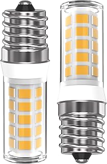 5304517886 Kei D28A Refrigerator Light Bulb Replacement,E17 led Bulb,Freezer Light Bulb 3W AC100-130V Warm Light, 2PACKS