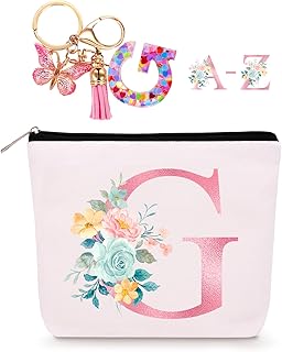 Bolsa de maquillaje personalizada con llavero...