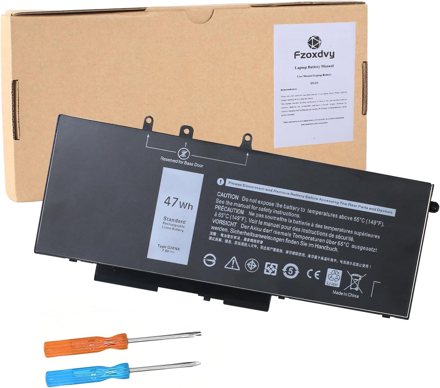 GJKNX 68Wh accu voor Dell Latitude 5480 5580 5280 5288 5488 GJKNX 68Wh accu voor Dell Latitude 5480 5580 5280 5288 5488