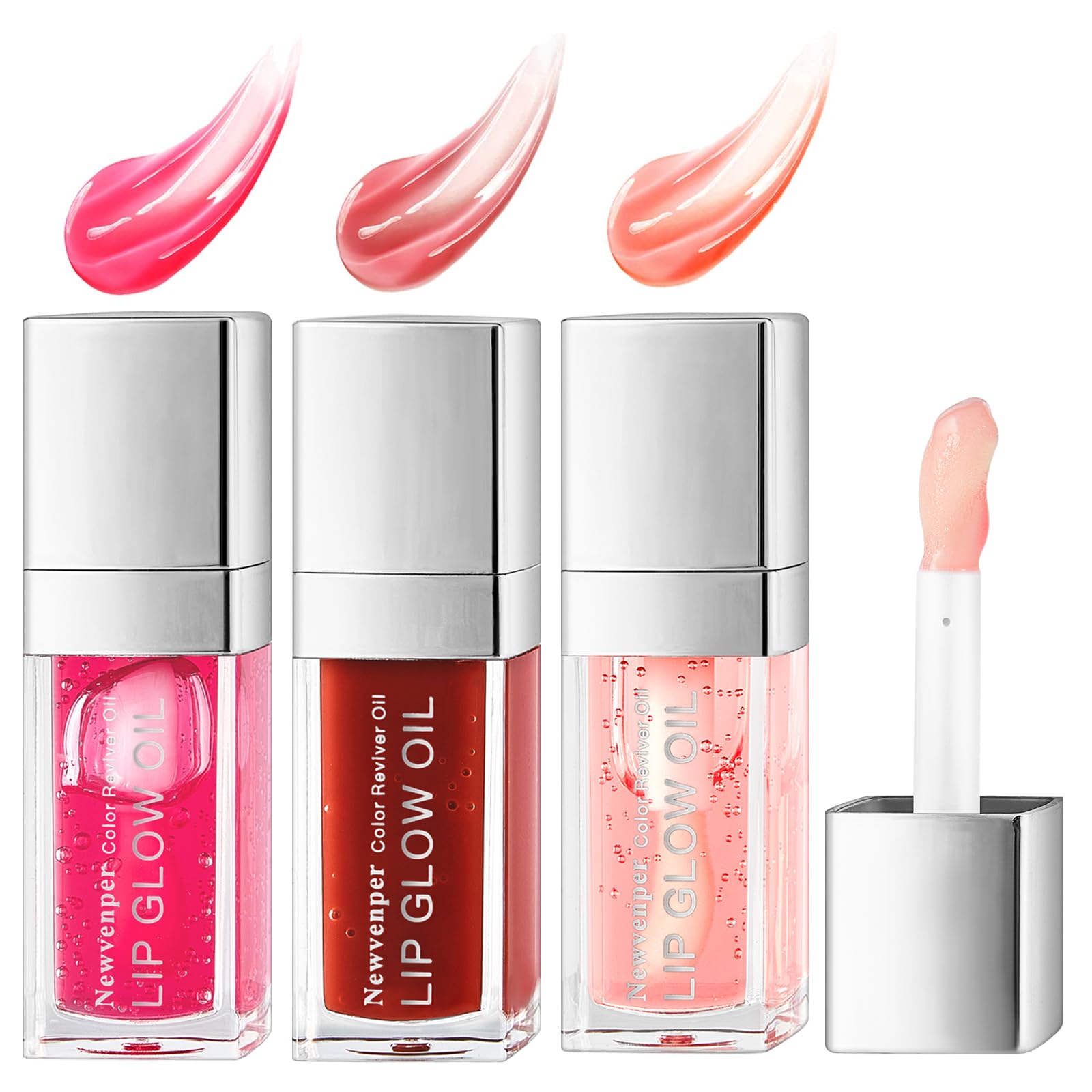 Amazon.com : Newvenper Hydrating Lip Glow Oil Long Lasting