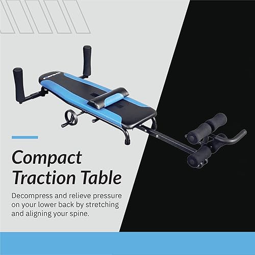 Miniatura 2 de Exerpeutic Mesa de tracción de inversión alternativa, ensanchador de espalda para aliviar el dolor de espalda baja sin ir boca abajo, capacidad de