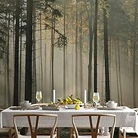 Vista 42 de artgeist Mural de Pared Forestal 154x122 pulg - Adhesivo de Pared Autoadhesivo para Despegar y Pegar, Adhesivo de Pared, Adhesivo de Foto