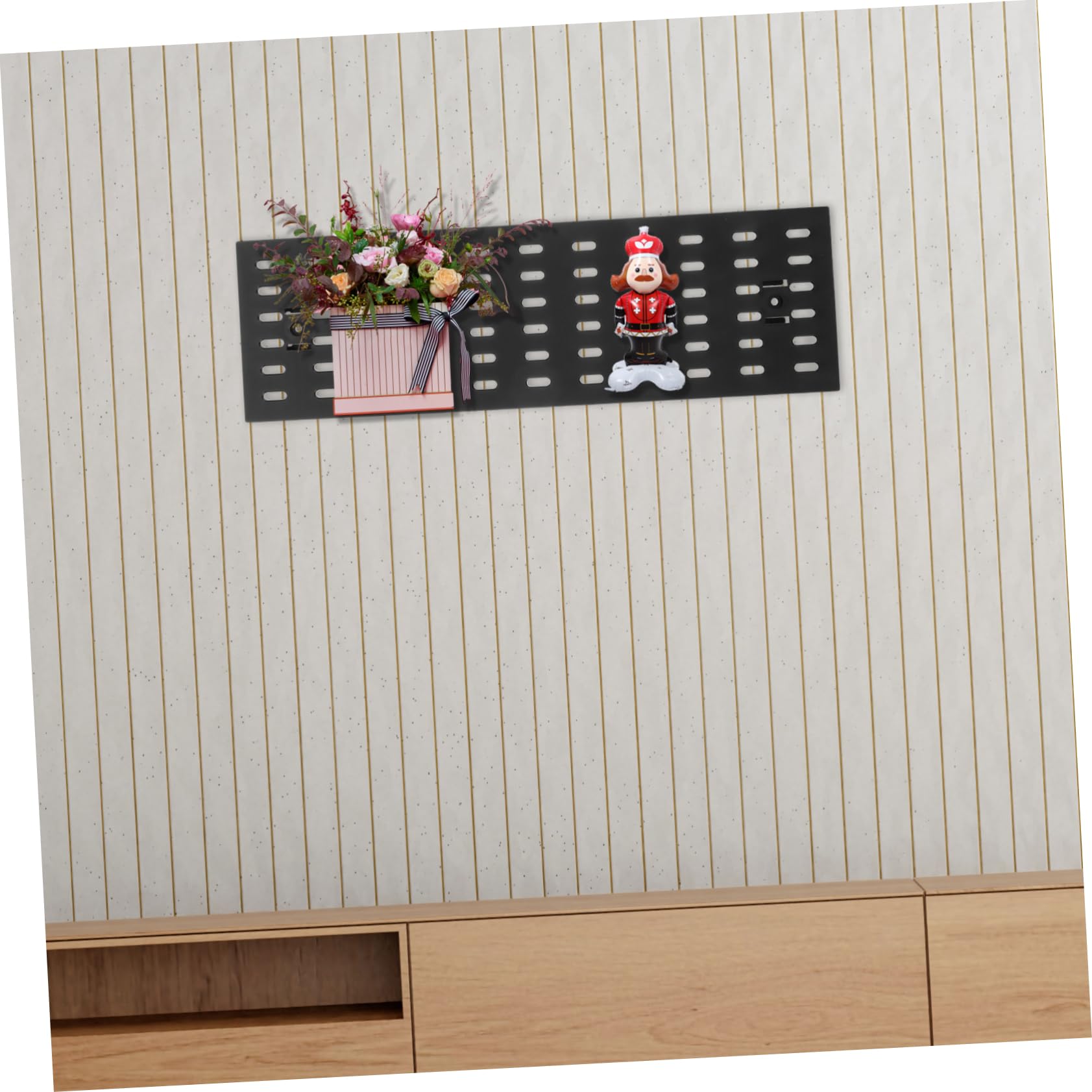 Ciieeo Wall Mount Pegboard Plastic Pegboard Organizer Tool Storage Dorm Organization Large Display Panel