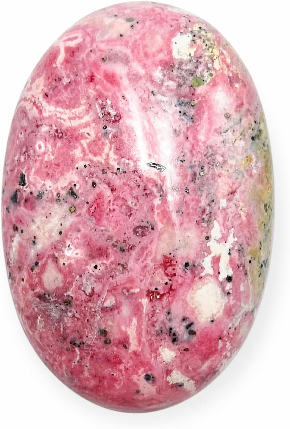 Wholesalegemshop Rhodochrosite Palm Stone, Natural Handcrafted Pocket Palm Stone, Reiki Healing Crystal, Meditation, Crystal Grid, Polished Large Healing Stone