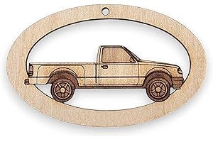 Christmas Pickup Truck Ornament With Bells