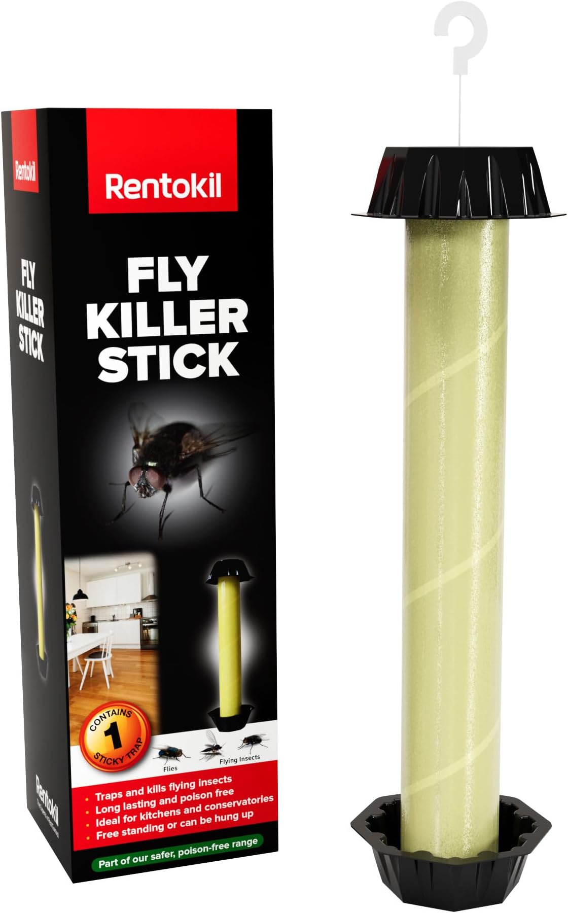 RKLFSS01 Fly Killer Sticks, Black,24.2x7x7 cm