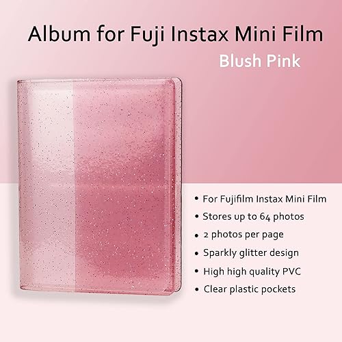 Miniatura 5 de Fujifilm Instax - Minicámara instantánea 11 + 2 paquetes de películas instantáneas Fujifilm Instax Mini Twin (40 hojas) + estuche protector + álbum