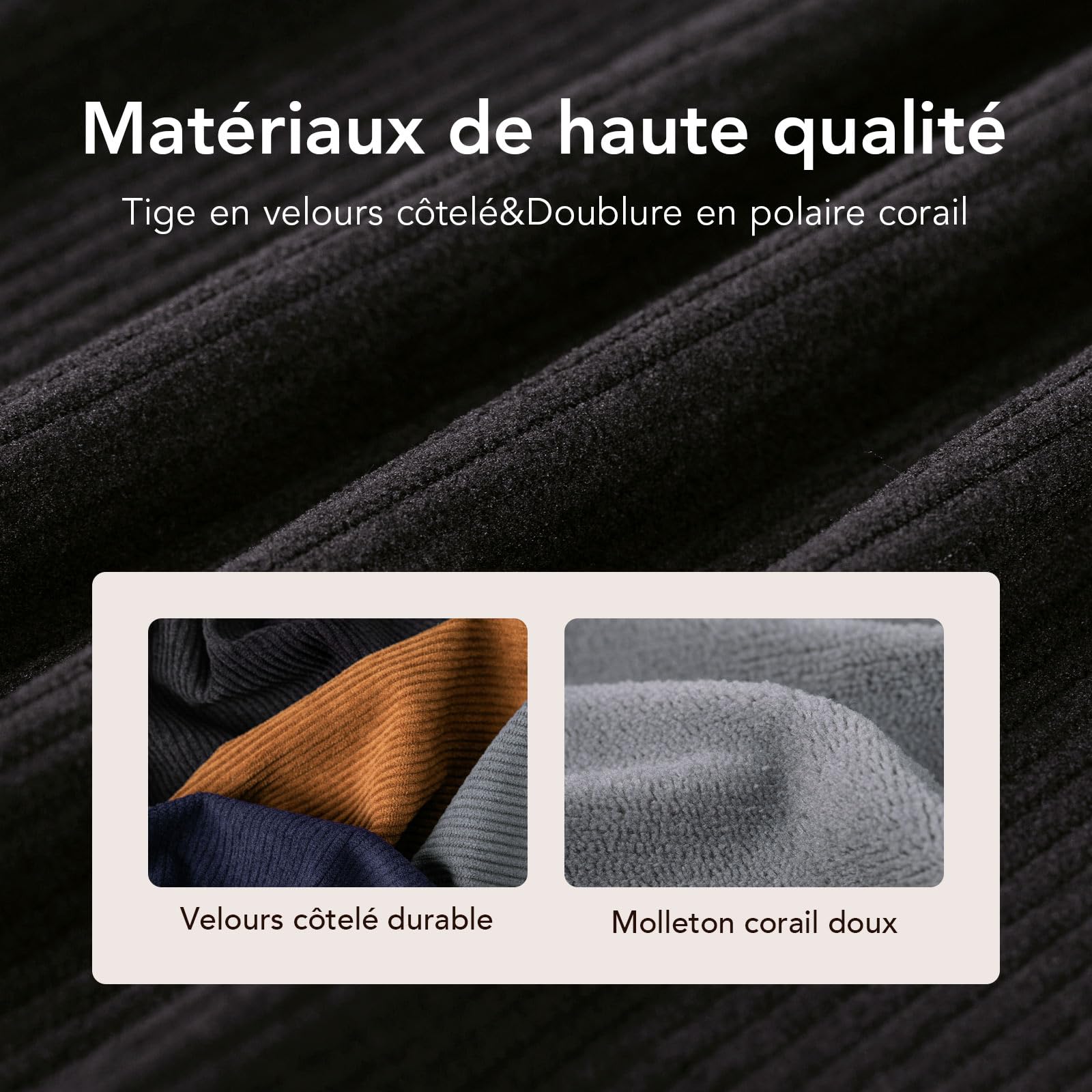 VeraCosy Chaussons respirantes douces pour hommes à mémoire foam intérieur outdoor l'été et l'automne pantoufles