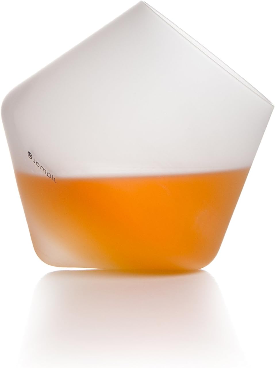 Sempli 2 Lead Free Crystal Clear Cupa Rocks ICE Liquor Glasses in Gift Box