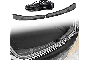 BestEvMod Tesla Model 3 Bumper Protector (2PCS Heavy Duty Stainless Steel TPE Version)