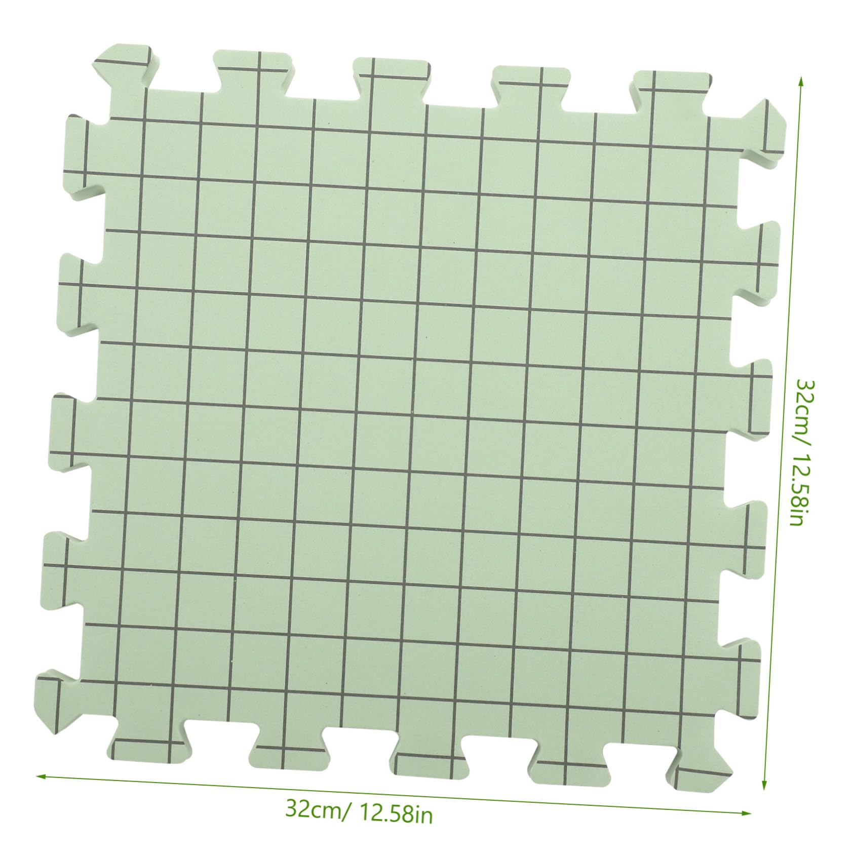 Sewroro Tablero Tabla de Bloqueo para Crochet con Pasador Forma de Almohadilla de Bloqueo de Espuma Portátil Tapete para Tejer para Proyectos de Ganchillo