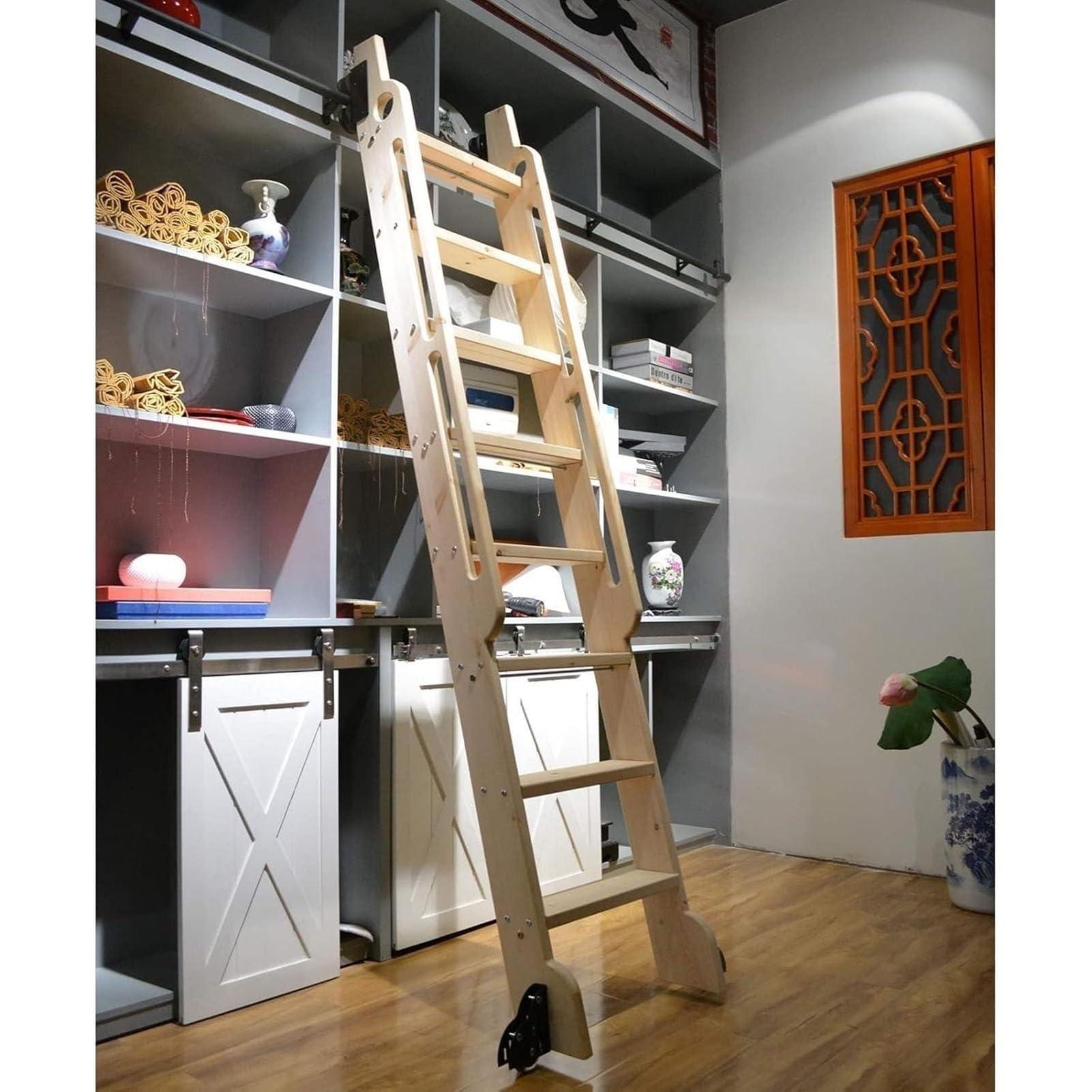 Kit de herrajes para escalera rodante: elimine problemas de espacio