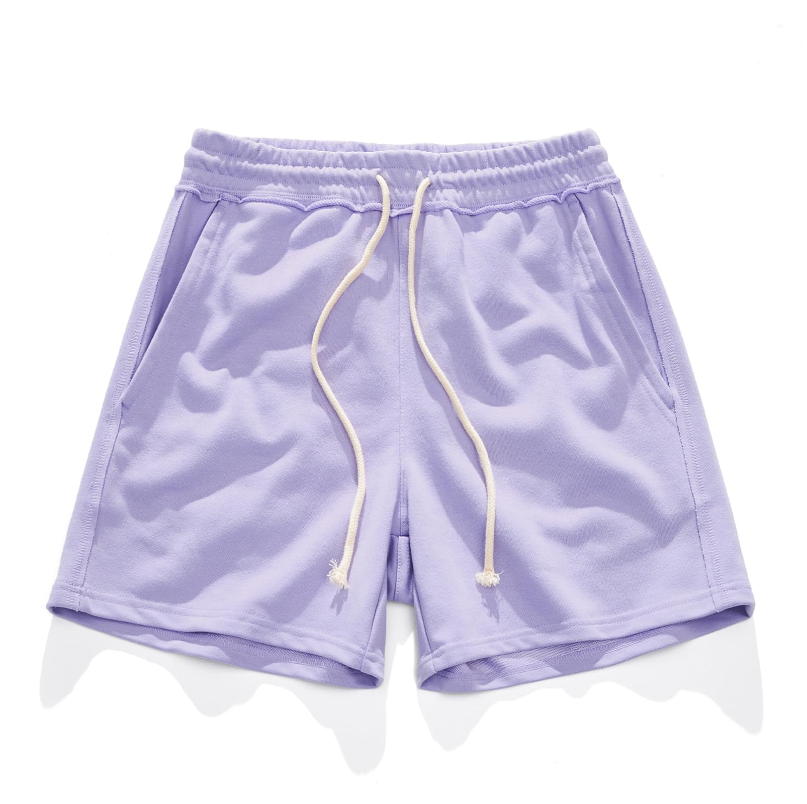 AIMPACT Mens Athletic Gym Shorts 5/5.5 Inch Cotton Casual Shorts Elastic Waist Joggers Sports Sweat Shorts with Pockets