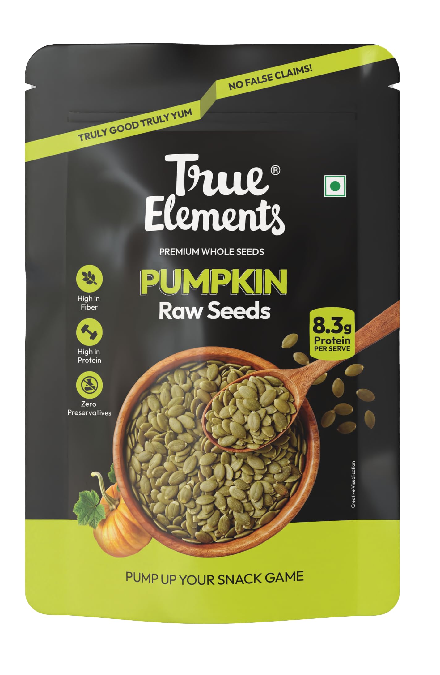 True Elements Raw Pumpkin Seeds 250g