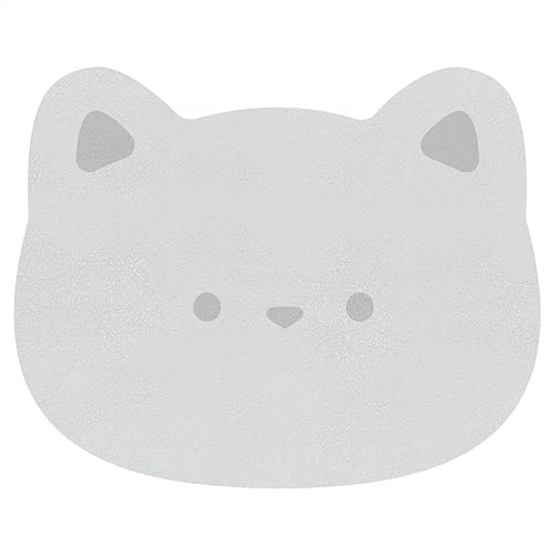 Tapete de secado de platos para cocina, tapete para escurrir platos con forma de animal, ultra absorbente, tapete de poliéster antideslizante,