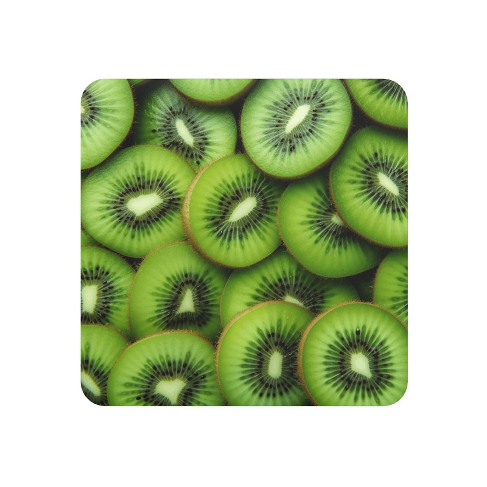 Slices of Fresh Ripe Green Kiwi Fridge Magnets Cute Strong Refrigerator Magnets Fun Magnet for Locker Office Whiteboard Decor, Door Magnets Decorative Magnetic Stickers for Home Decor
