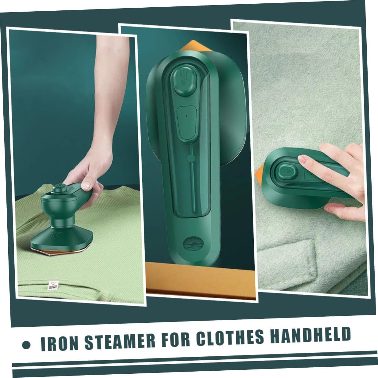 GLEAVI Portable Mini Electric Handheld Steamer for Clothes Intense Steam Wrinkle Remover for Home and Travel Design Efficient Fabric Ironing for Cotton Wool Nylon