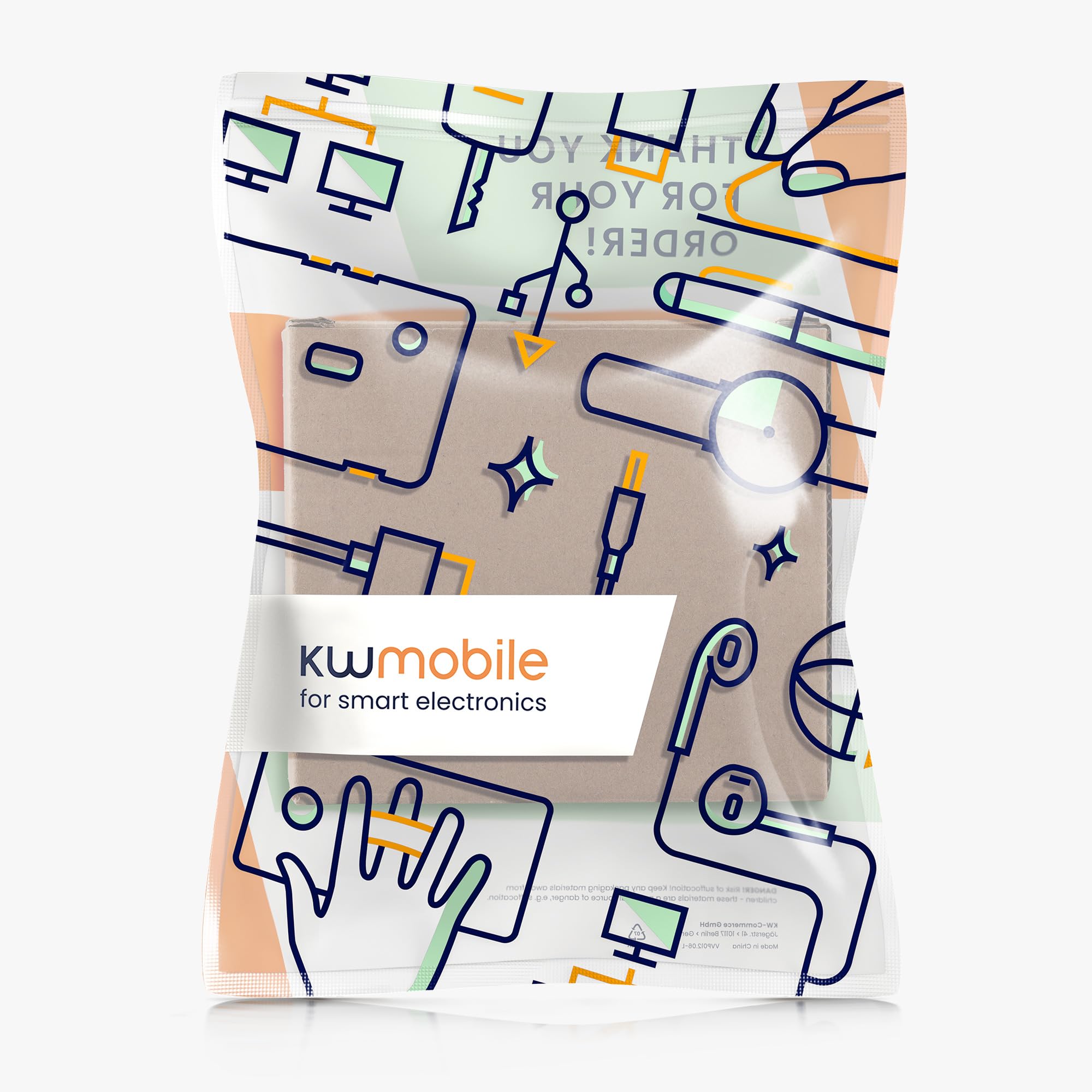 kwmobile Plastikowy uchwyt na słuchawki kompatybilny z zestawem słuchawkowym / uchwytem na słuchawki nauszne - stojak na słuchawki - uchwyt na słuchawki biurko - czarny