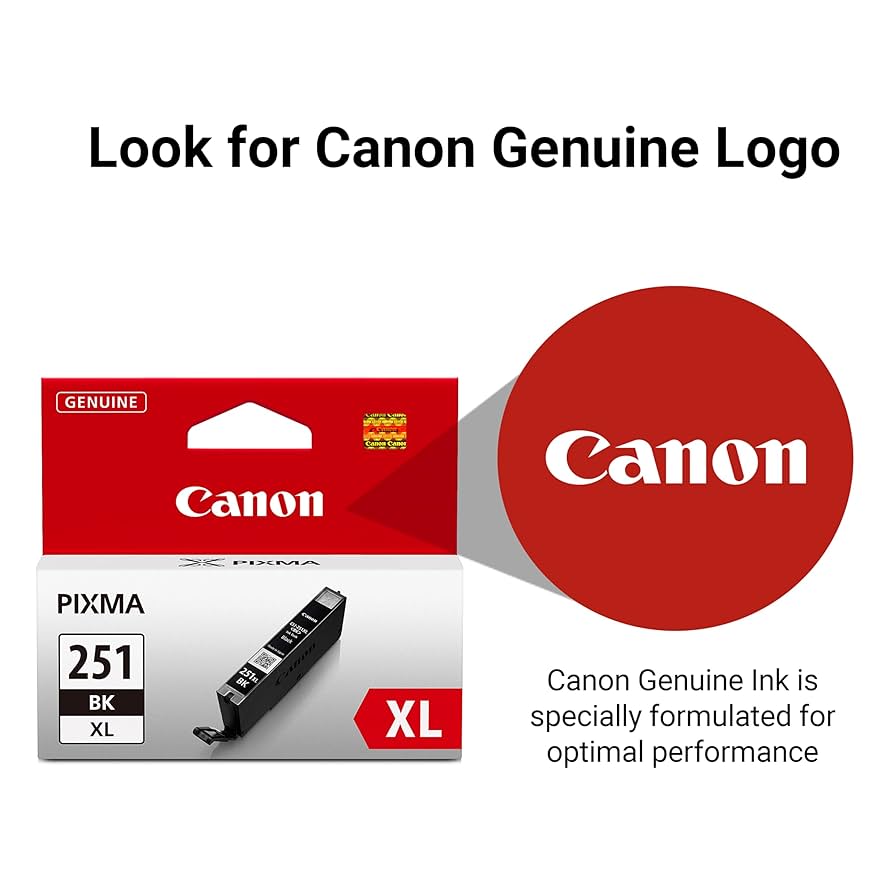 Amazon.com: Canon CLI-251XL Genuine Black Ink Tank