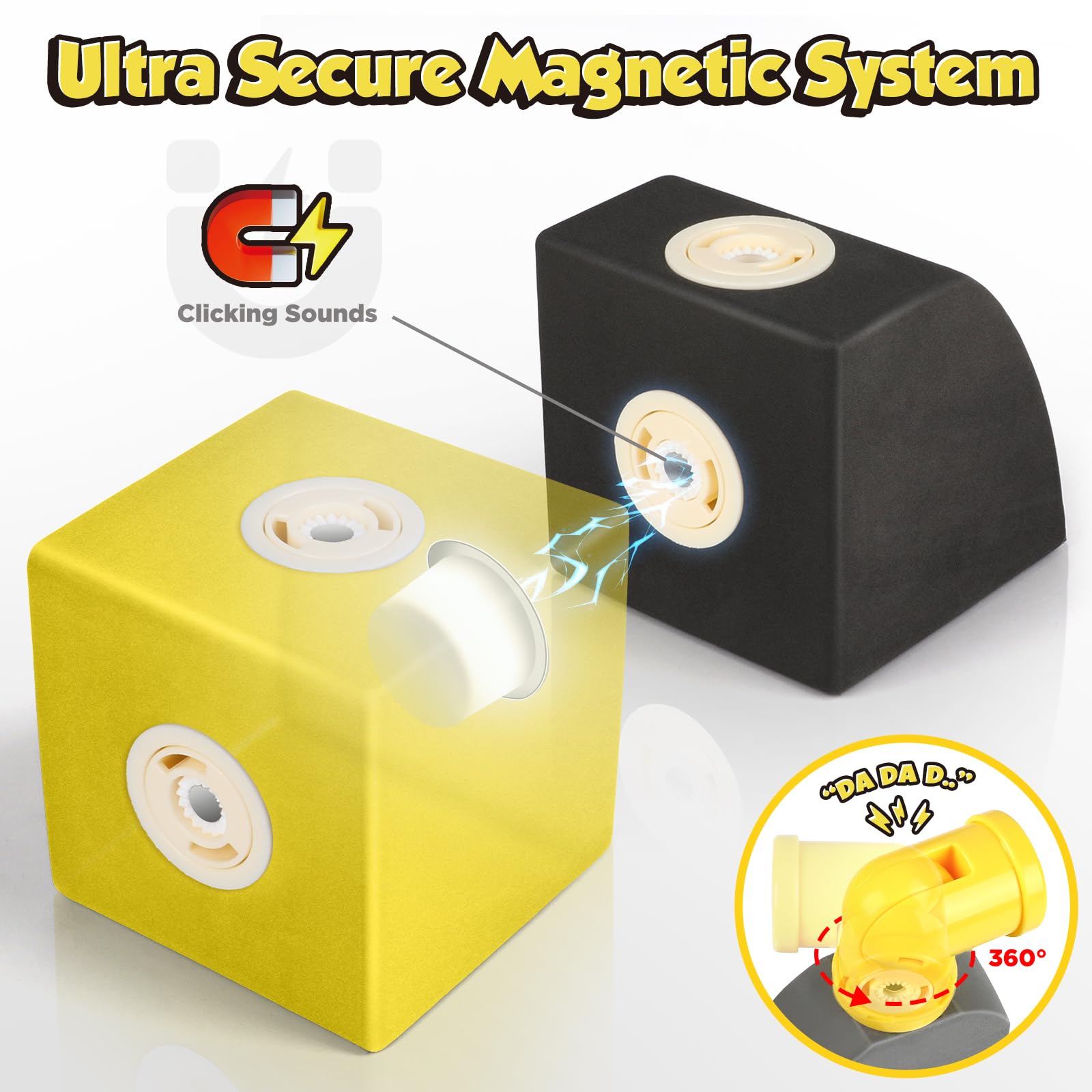 Magnetyczne klocki piankowe dla dzieci w wieku 1-3 lat (30 szt.), miękkie klocki do budowy robotów dla dzieci, zabawki sensoryczne STEM dla dzieci w wieku 1, 2 i 3 lat, chłopcy i dziewczęta