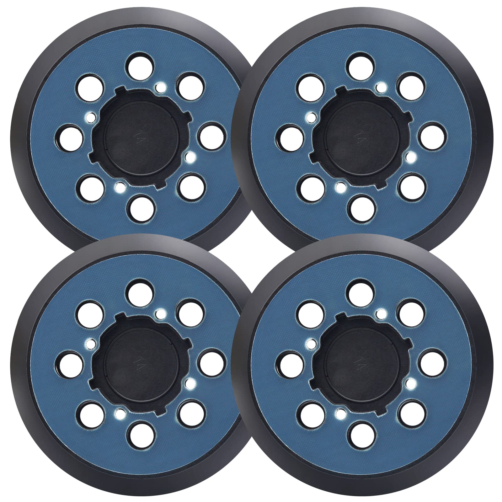 4 Pack 5 Inch 8 Hole Hook and Loop Replacement Sanding Pad for DeWalt DWE64233 & N329079 Compatible with DWE6423/6423K, DWE6421/6421K, DWE6421-B2, DWE6421-B3, DWE6421-BR, DCW210B
