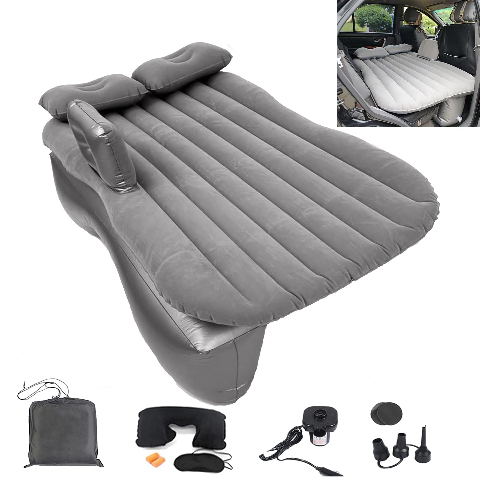 Matelas gonflable voiture Onirii pour siège arrière de SUV