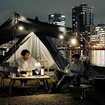 ★4個セット　キャプテンスタッグ　ウォームライト カーキ UK-4069★ CS ポータブルウォームライト カーキ - アウトドア・キャンプ