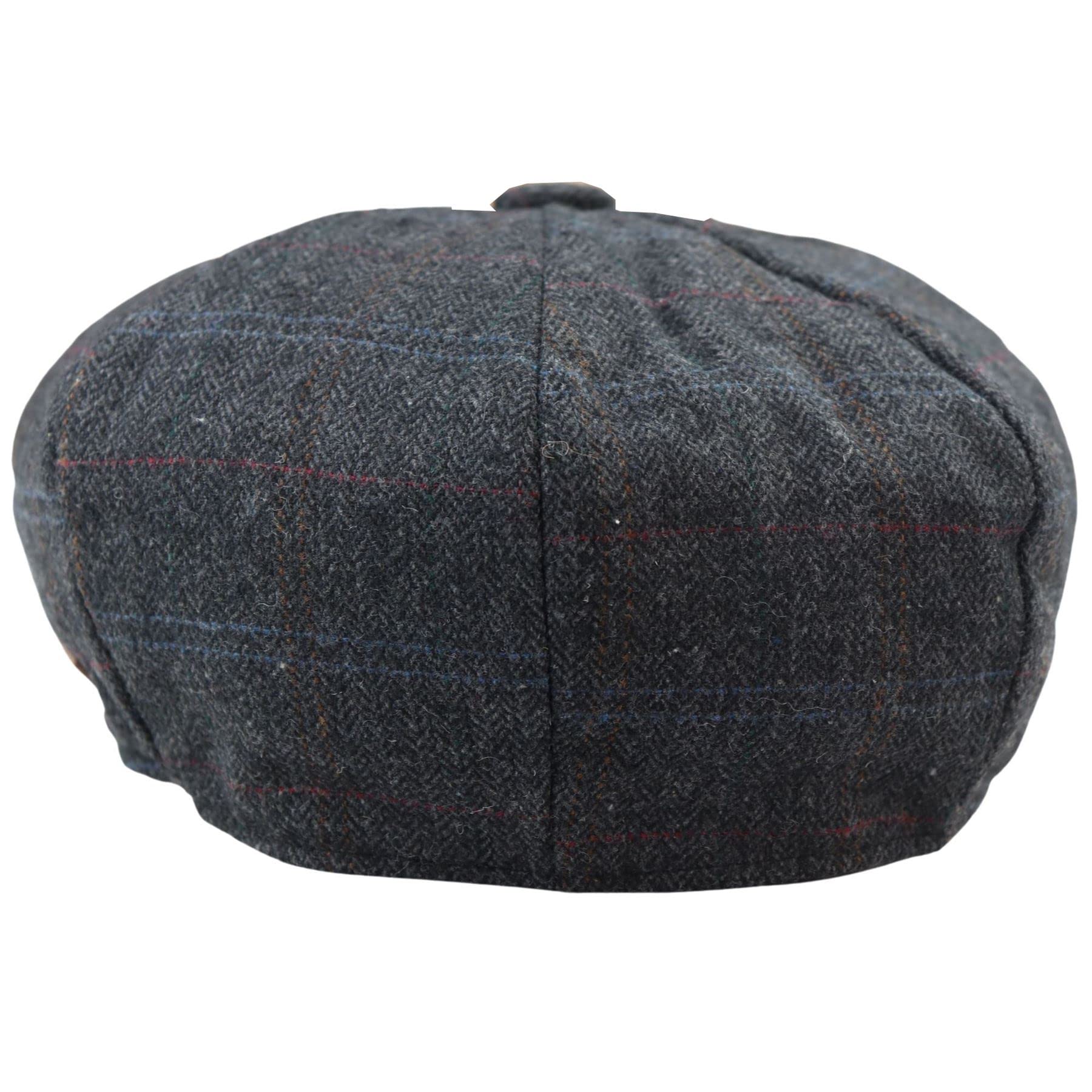 TruClothing.com Herren 8 Bahnen Razor Baker Boy Hut Wolle Tweed Blinders Schiebermütze
