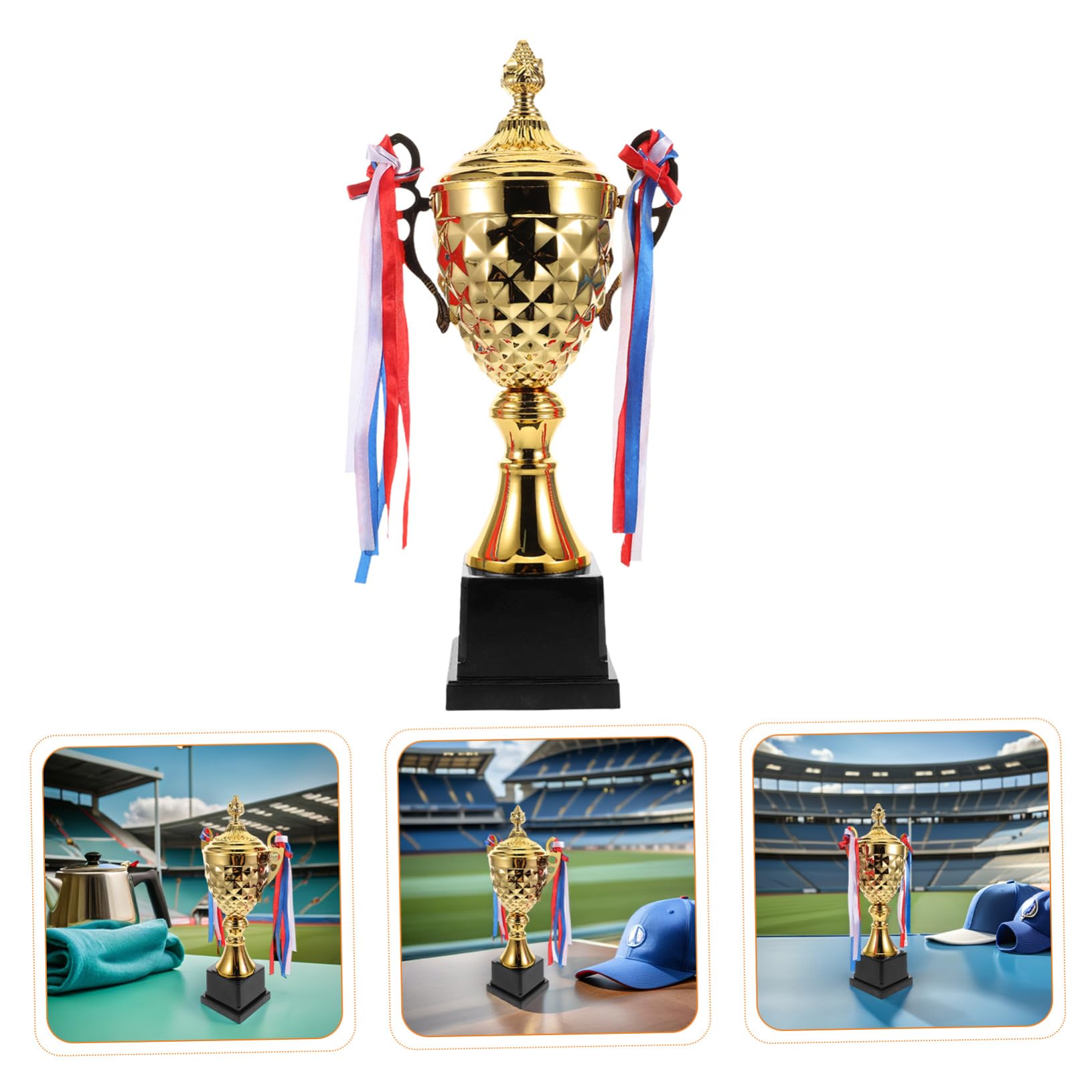TOYANDONA Mini Auszeichnungen Trophäen Pokale Goldtrophäe Pokal Pokal Für Turniere Sporttrophäe Ziegentrophäe Auszeichnung Wrestling Trophäe Wettkampftrophäen Säulentrophäe
