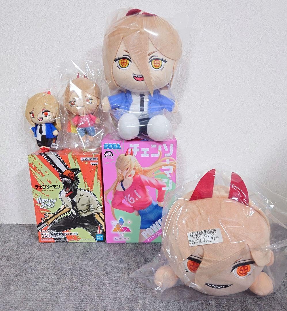Amazon.co.jp: チェンソーマンパワー ぬいぐるみ フィギュア : おもちゃ