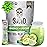 Salud 2-in-1 Energy Drink Powder + Focus, Cucumber Lime, Organic Caffeine, B6 + B12, Theanine, Clean Energy Drink Packets, Agua Fresca Mix, Non-GMO, Gluten Free, Vegan, 1g of Sugar, (15 Servings)