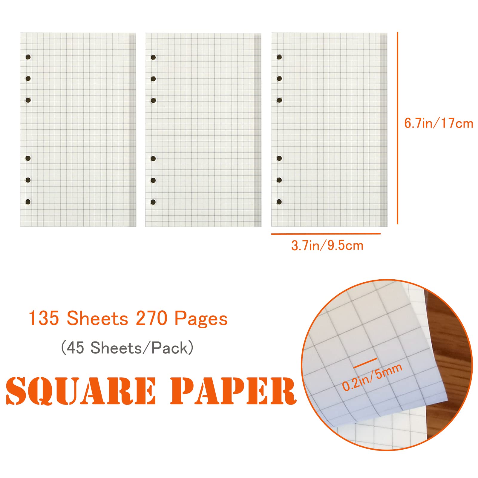 DY.2ten a6 6-Hole Binder Notebook Refills Set - Image 2