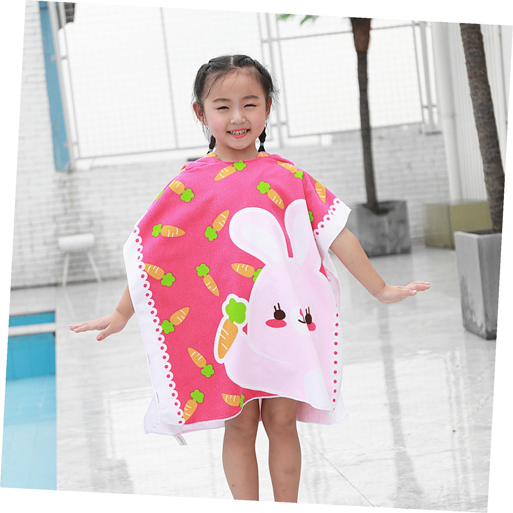 Cabilock 5st Bademantelumhang Für Kinder Strandtuch Mit Kapuze Babybademäntel Schwimmbad Badecape Mit Kapuze Badetuch Mit Kapuze Für Kleinkinder Babyhandtücher Mit Kapuze Superfeine Faser