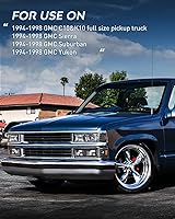 Vista 8 de Nilight - Kit de montaje de faros delanteros para 1994 1995 1996 1997 1998 GMC Suburban Yukon Sierra C/K Series 1500 2500 3500, lámpara de repuesto