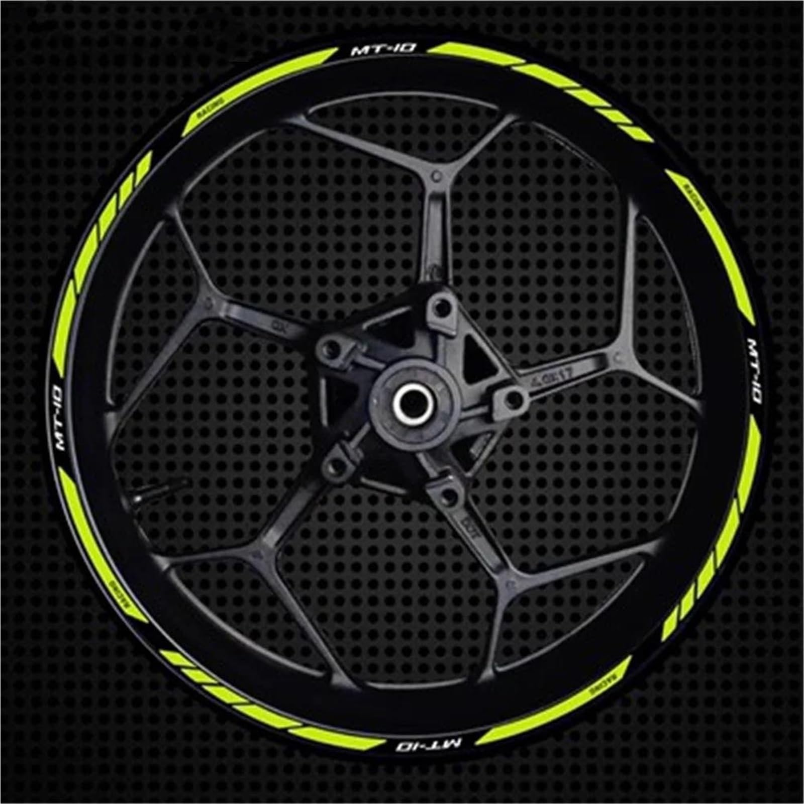 Wheel Stickers Motorcycle Wheel Reflective Decal for MT10 MT-10 MT 10 2022 Stripe Tape Sticker Rim Stickers Hub Decals Rim Reflective Decal