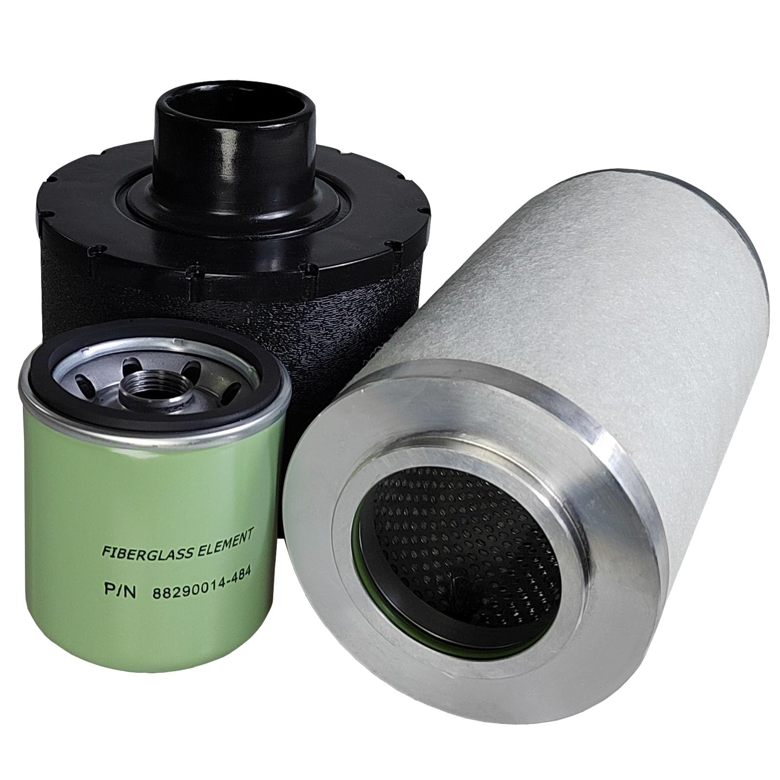 Filter Kit 88290015-567 Air Oil Separator 88290014-484 Oil Filter 88290014-485 Air Filter, Compatible with Air Compressor Filter Replacement