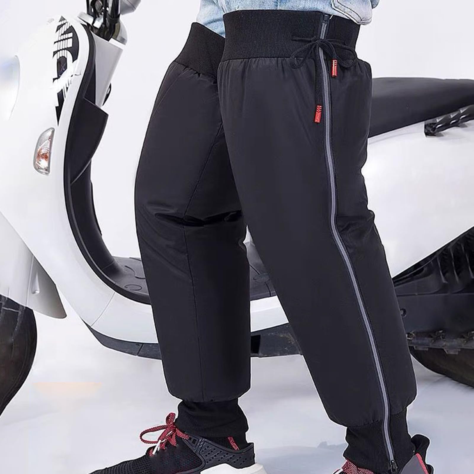 Coprigambe Per Scooter Elettrico Pile Antiscivolo | Paragambe Scooter Copertura Parte Inferiore Del Corpo per Uso Esterno in Motocicletta e Ciclismo Unisex Adulti
