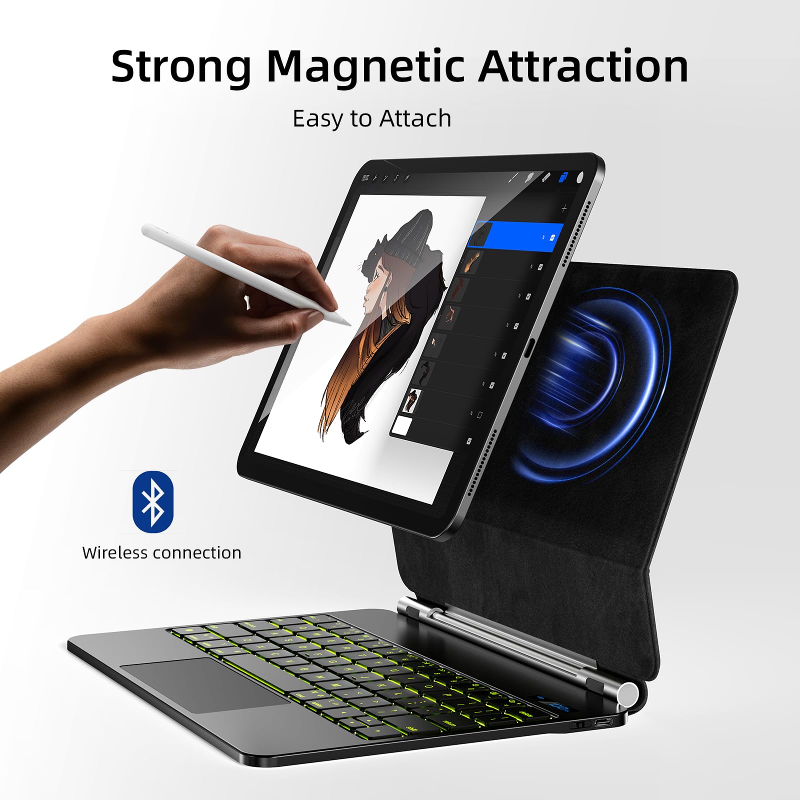 Amazon.co.jp: CSZZACME キーボードケース iPad Air 11インチ M2 2024