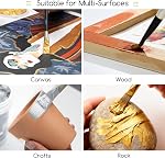 MEEDN Metallic Silver Acrylic Paint: 10.1oz / 300ml Silver Paint for Adults Artists on Christmas Gift Decor - Metallic Paints for Fabric Metal Painting Wood