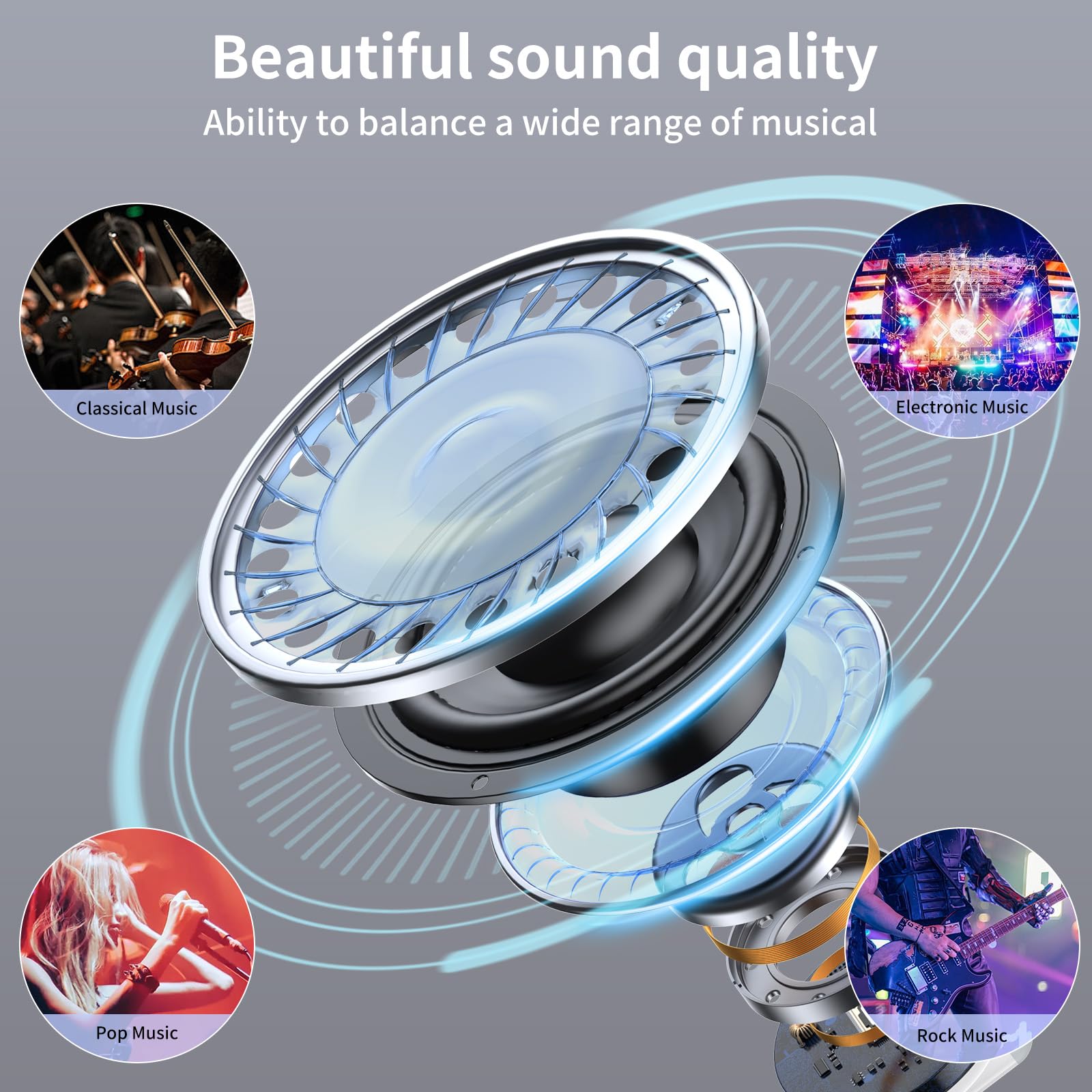 Bone Sound Headphones Bluetooth 5.3 Sport IP55 - Dettaglio