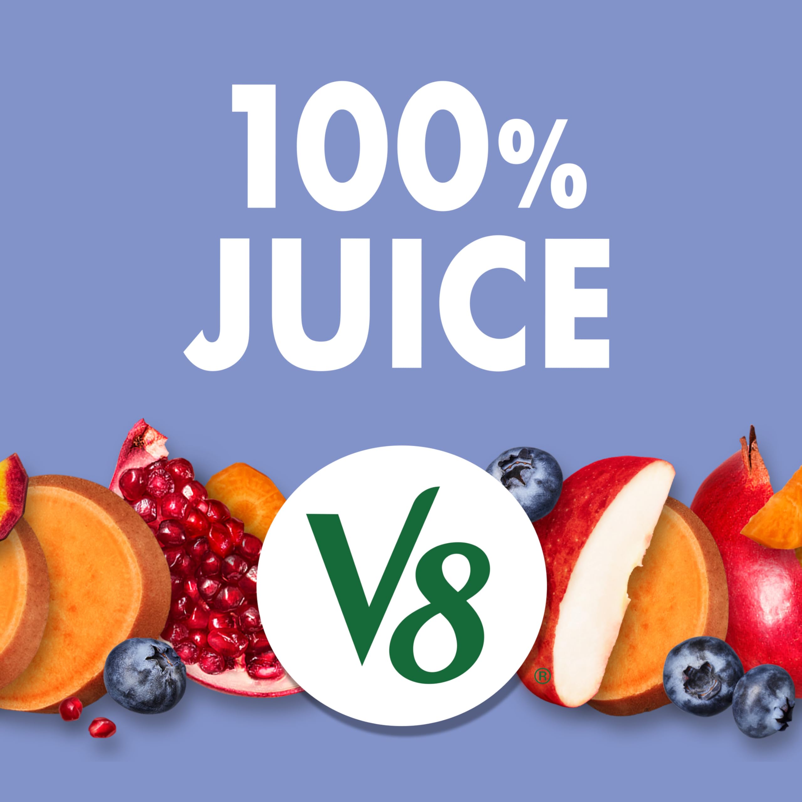 Amazon.com : V8 Blissfully Berry 100% Fruit and Vegetable Juice, 8