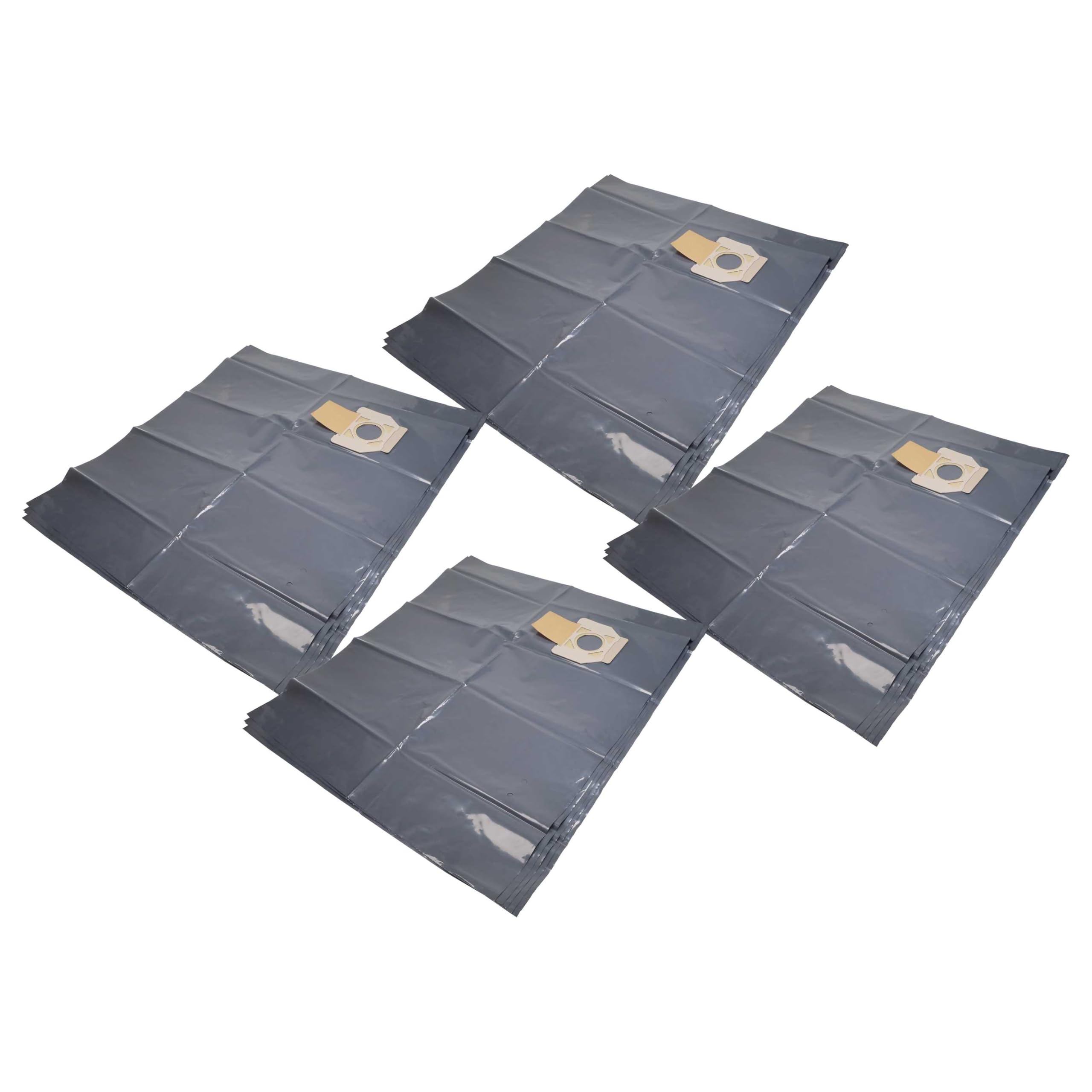 vhbw 20x Entsorgungsbeutel Ersatz für Nilfisk 302000728 für Staubsauger | 35,8cm x 20cm Grau