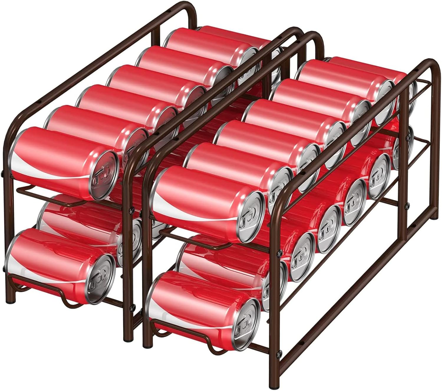 Fogein 2 Pack Stackable Soda Can Beverage Dispenser for