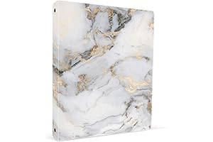 3 Ring Binder 1 Inch Ring - Cute Custom Patterned Design for...