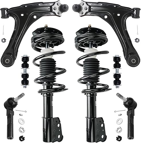 Miniatura 9 de Detroit Axle - Kit de puntales delanteros de 6 piezas para Chevrolet Aveo Aveo5 Pontiac G3 Wave, barra estabilizadora, varillas de acoplamiento