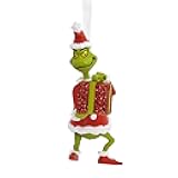 Dr. Seuss How The Grinch Stole Christmas! Grinch with Present Christmas Ornament