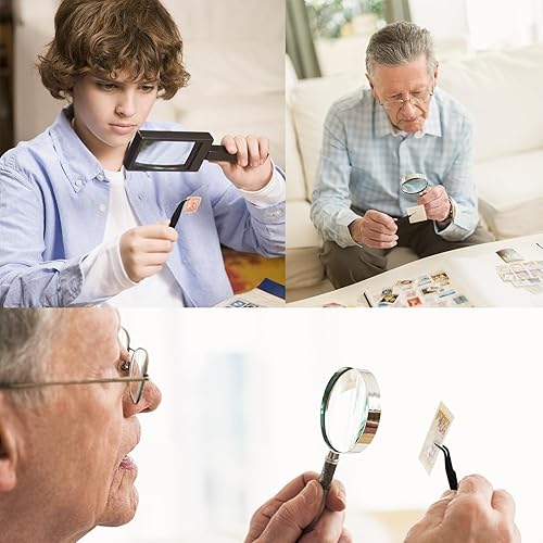 Miniatura 4 de Juego de pinzas de precisión de 11 piezas, juego de pinzas ESD, kit de pinzas para manualidades de primera calidad, pinzas de acero inoxidable